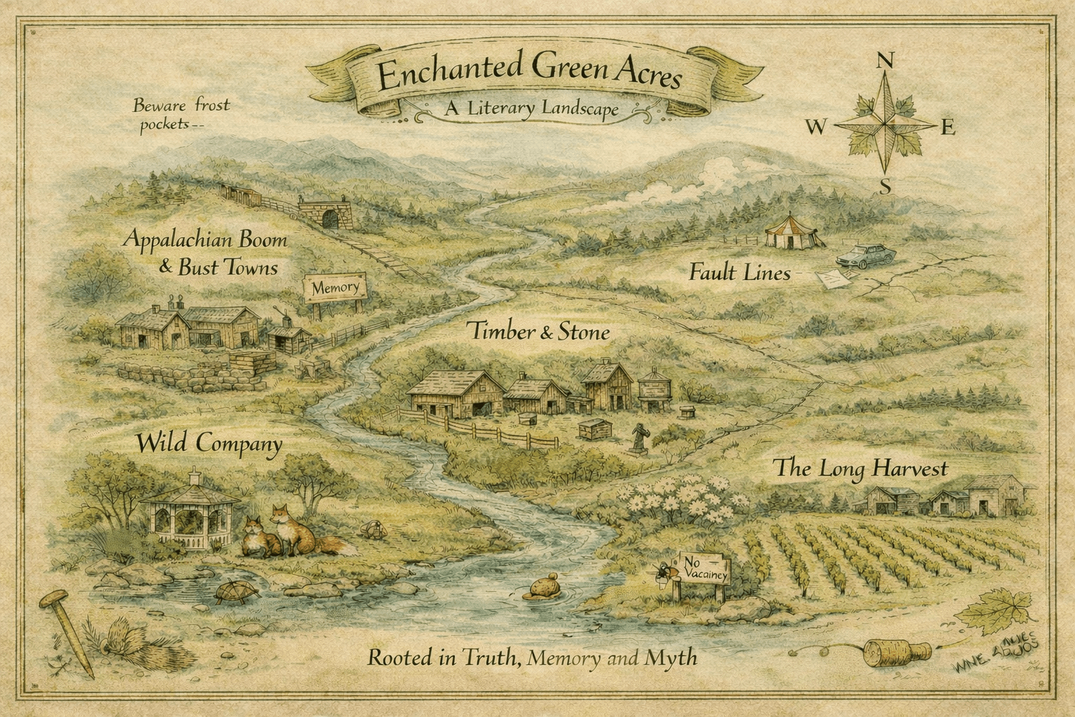 Map of Enchanted Green Acres
